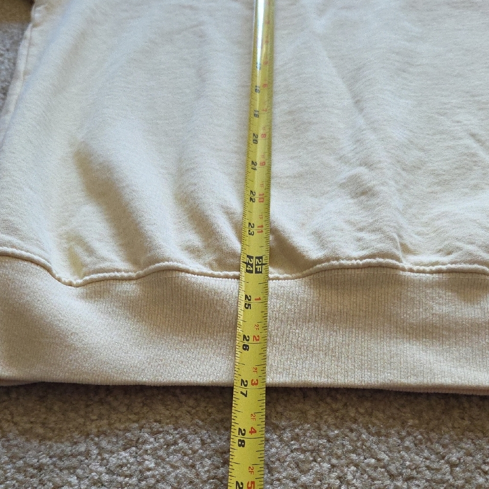 Sporty & Rich Butter Yellow Wellness Crewneck Sweatshirt 100% Cotton Sz M NEW - Picture 13 of 16